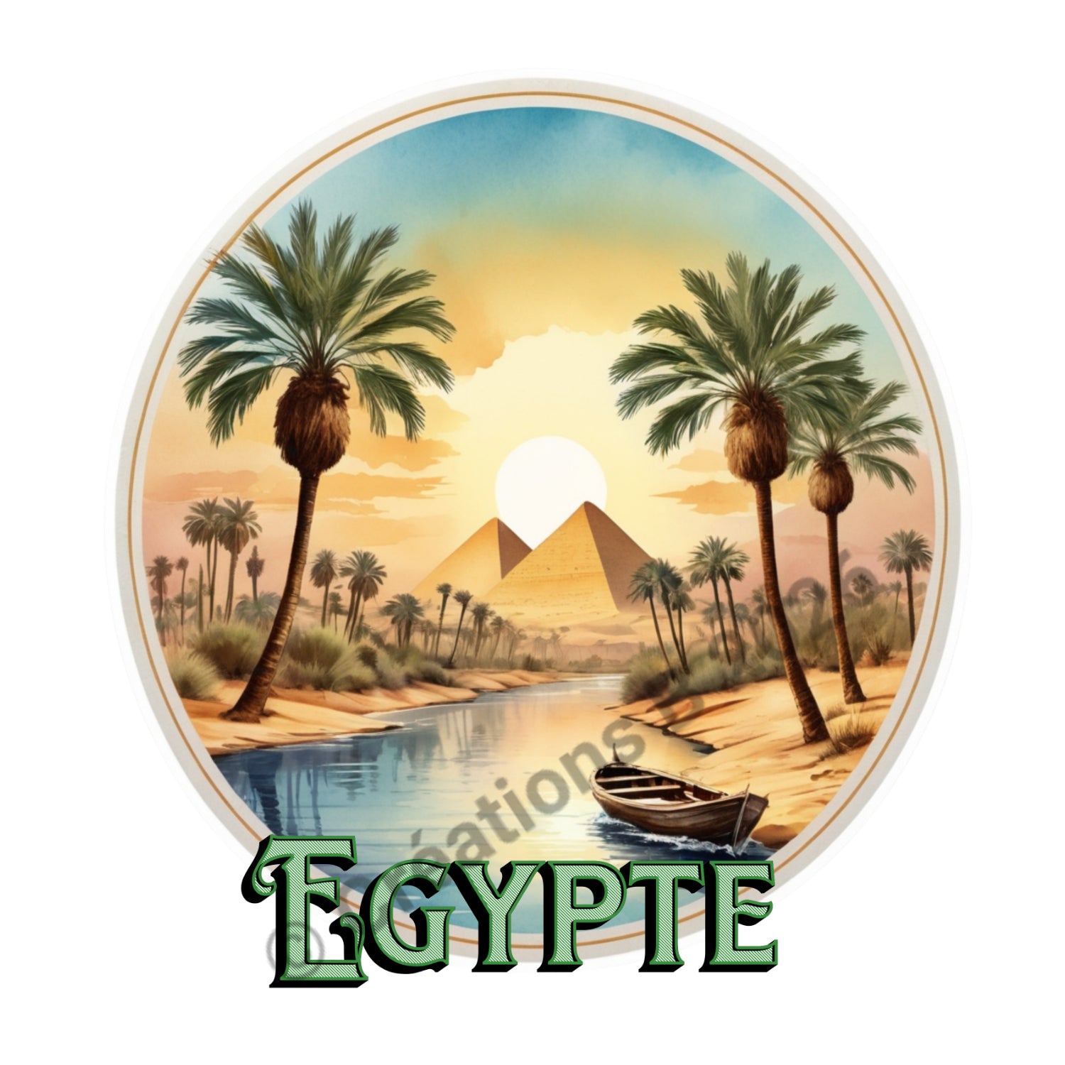 ÉGYPTE VUE DU NIL